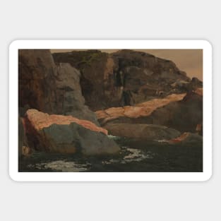 Labrador, Big Island, Battle Harbor by Frederic Edwin Church Magnet